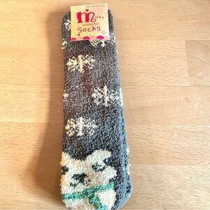 Minky Accessories Women's Cozy Gray Socks - One Size